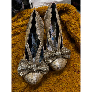 Women's Irregular Choice Glitter Heels Size 9